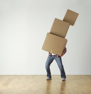 Moving Tips from Richmond Movers moving cardboard boxes