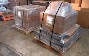 Electronic Shipping Central Virginia wrapped and palletized electronics