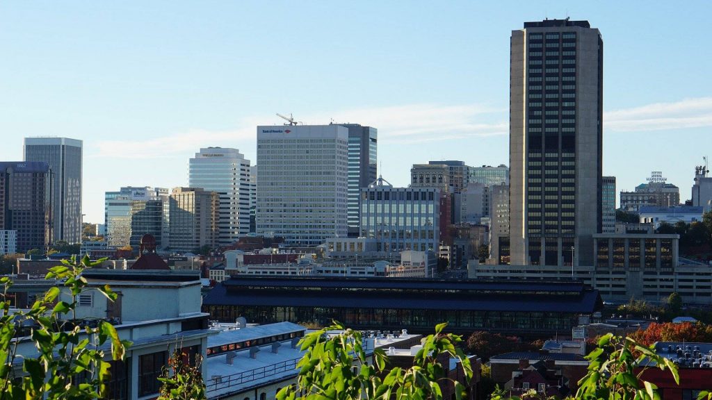 View of the Richmond, VA skyline