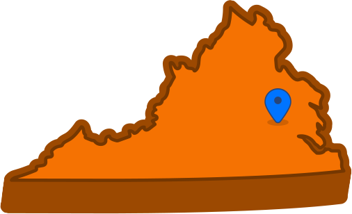 Map of Virginia